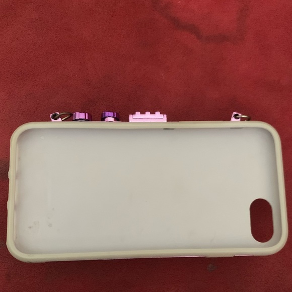 Sparkly purple camera phone case (for iPhone 7) - Picture 2 of 2